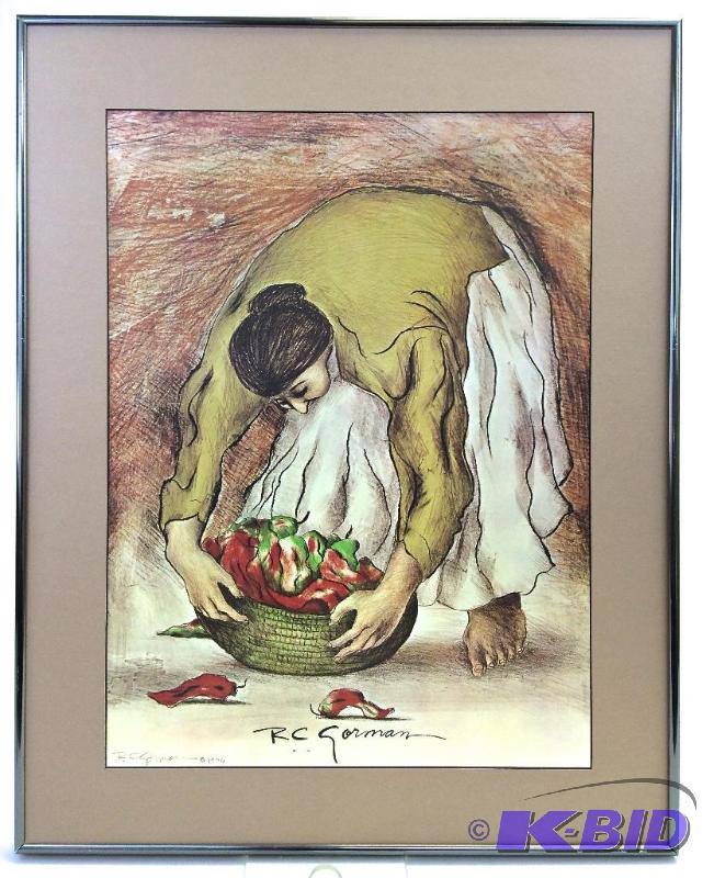 lot 9 image: Five R.C. Gorman Prints