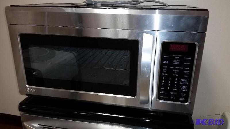 lot 11 image: LG - Over-the-Range Microwave - Stainless Steel