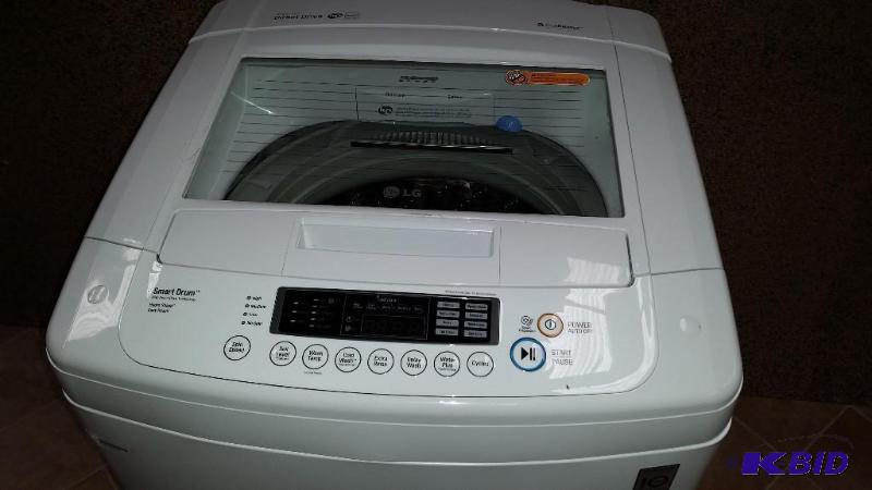 lot 5 image: LG - 3.6 Cu. Ft. 8-Cycle Extra-Large-Capacity High-Efficiency Top-Loading Washer - White