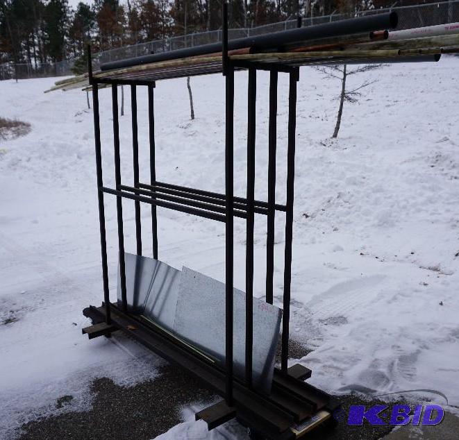 lot 10 image: Partitioned Metal Sheet MetalPipePlywood St...