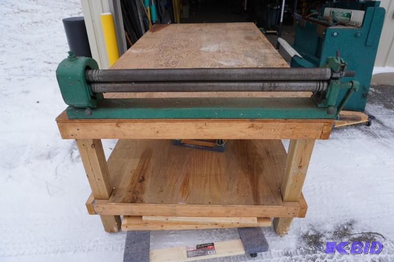 lot 5 image: Niagra&nbsp36" Sheet Metal Slip Roller ...