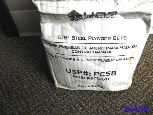 58&quot Steel Plywood Clips   Appears to be...