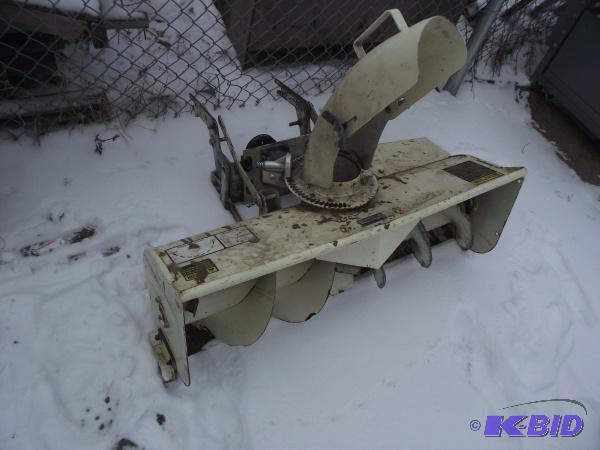42&quot Snow Blower Attachment   Owner state...