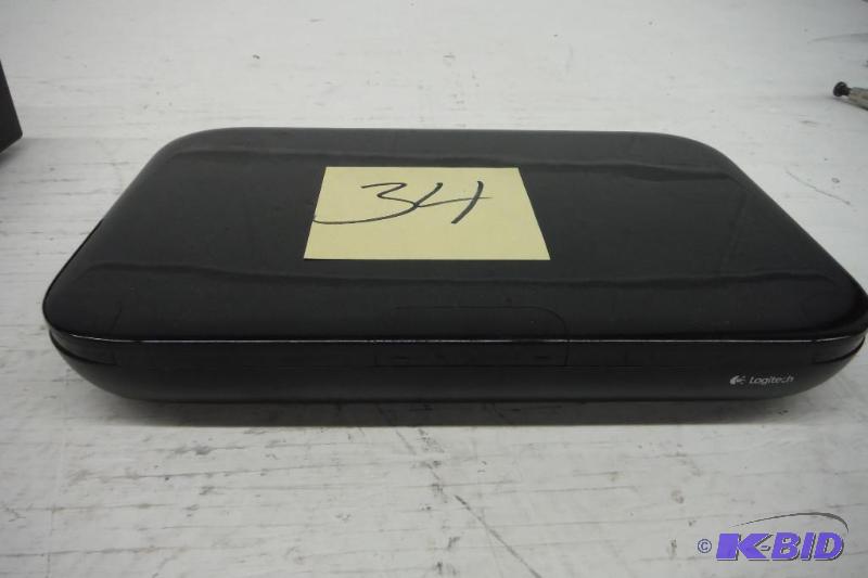 lot 34 image: Logitech Revue Bluetooth Keyboard Console D-R0001 (no keyboard or power cord)