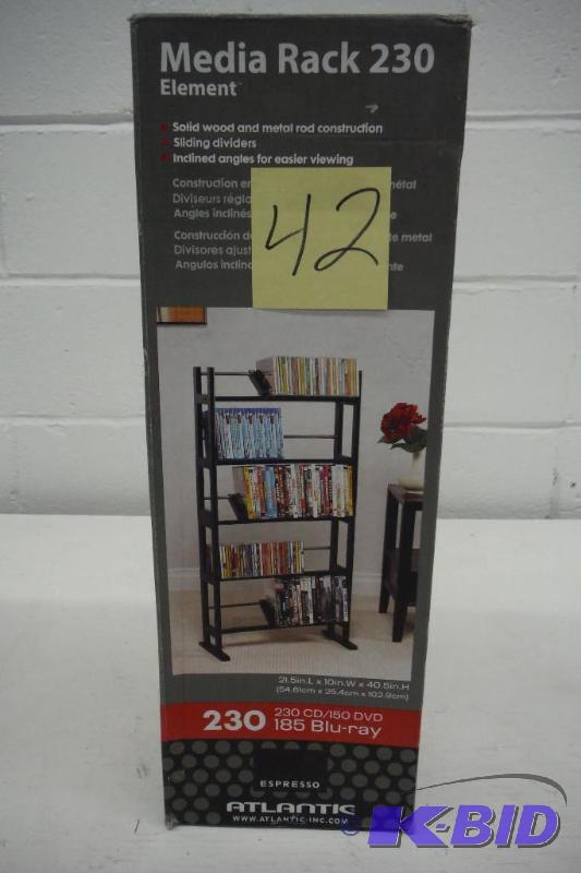 lot 42 image: Atlantic 35535601 Element 230CD Media Rack