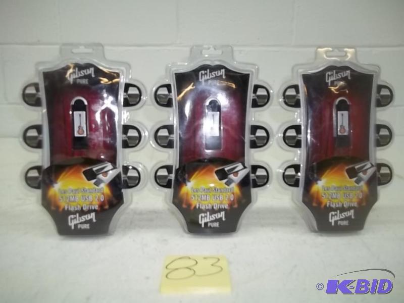 lot 83 image: Lot of three Les Paul Standard flash drives