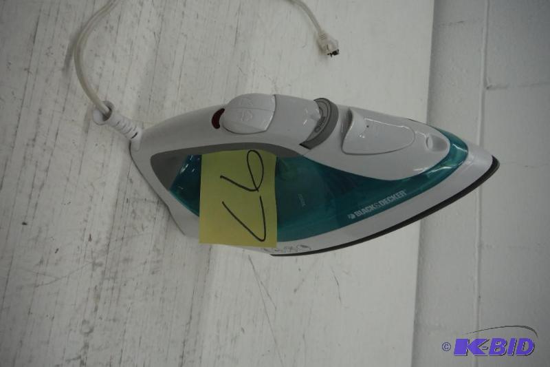 lot 97 image: Black and Decker ICR05X Cord-Reel Steam Iron