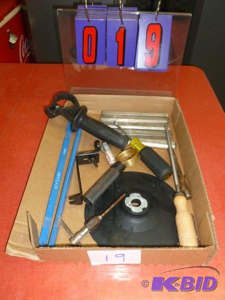 Flat of stanley tools and misc. Terms. Cash o...