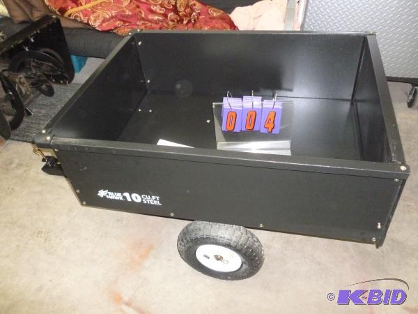 Blue Hawk 10 cubic foot yard cart with dump f...