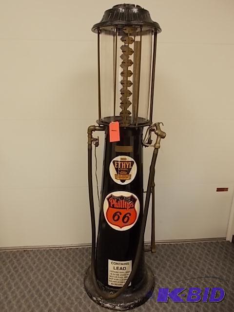 lot 1 image: Visible Gas Pump, Phillips 66, Shortened To 7...