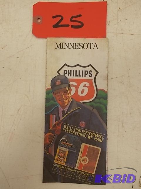 lot 25 image: Phillips 66 Minnesota Road Map...