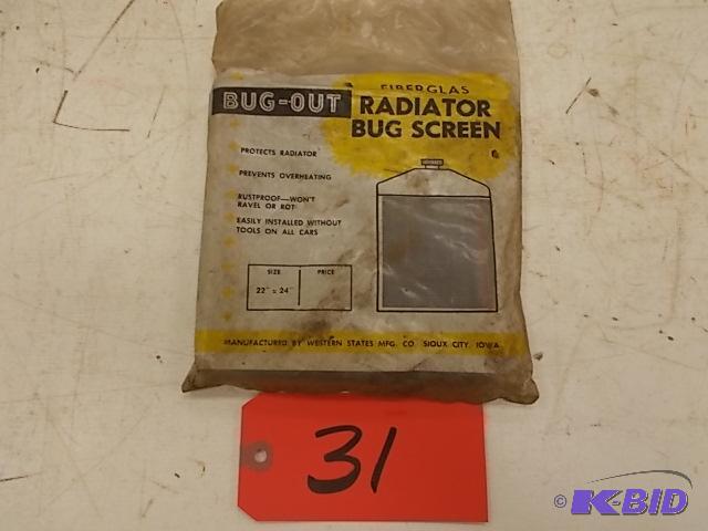 lot 31 image: Bug-Out Radiator Screen...