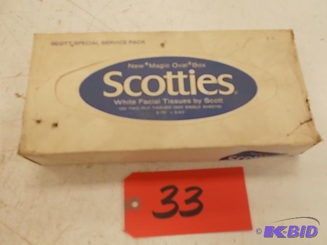 lot 33 image: Vintage Scotties Tissues...