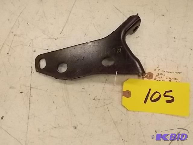 lot 105 image: 1957 Chev. Right Rear Bumper Bracket, NOS...
