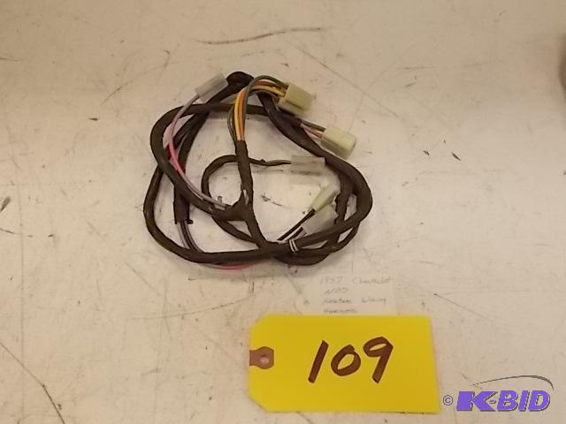 lot 109 image: 1957 Chev. Heater Wiring Harness, NOS...