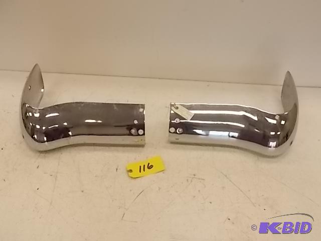 lot 116 image: Pair of 1956 Chev. Front Bumper Ends...