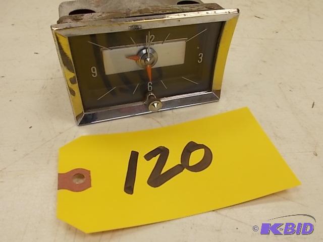 lot 120 image: 1957 Chev. Clock...