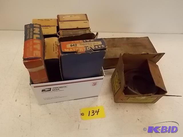 lot 134 image: Asstd Vintage Brake Shoes, NOS...