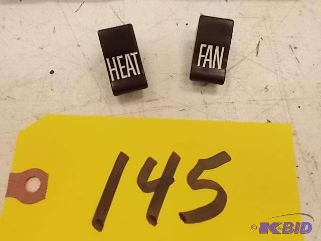 lot 145 image: 1960-64 GM Truck Haeter & Fan Knobs, NOS...