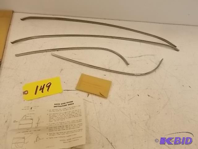 lot 149 image: 1954 Chev. 4-Door Door Edge Guard Set, NOS...