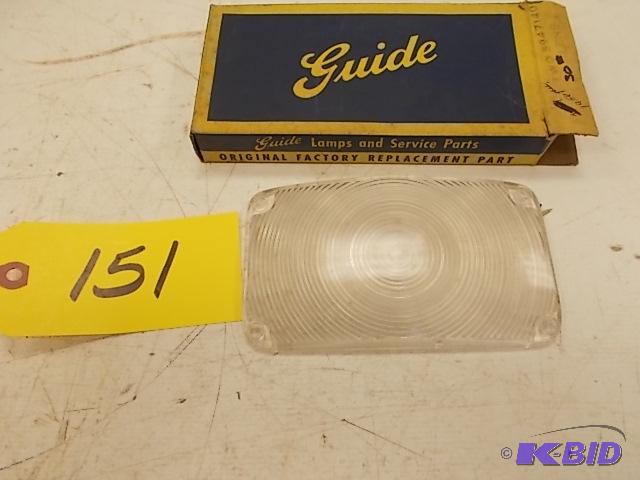 lot 151 image: 1956 Chev. Parking Light Lens, NOS...