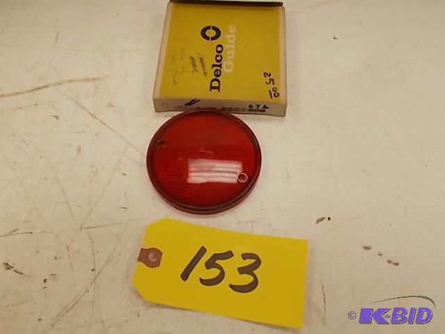 lot 153 image: 1956-66 Chev. Truck Taillight Lens, NOS...