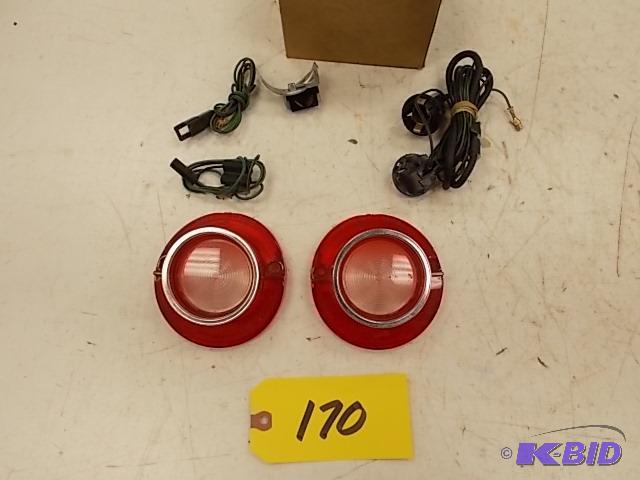 lot 170 image: (2) 1964 Chev. Backup Lamp Units, NOS...