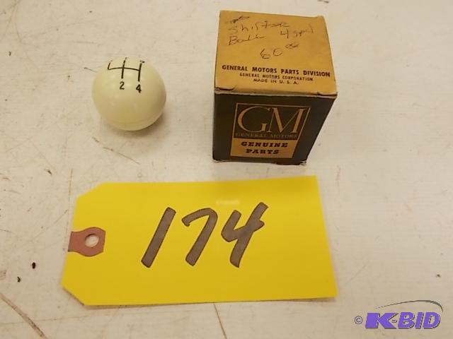 lot 174 image: GM 4-Speed Shifter Ball, NOS...