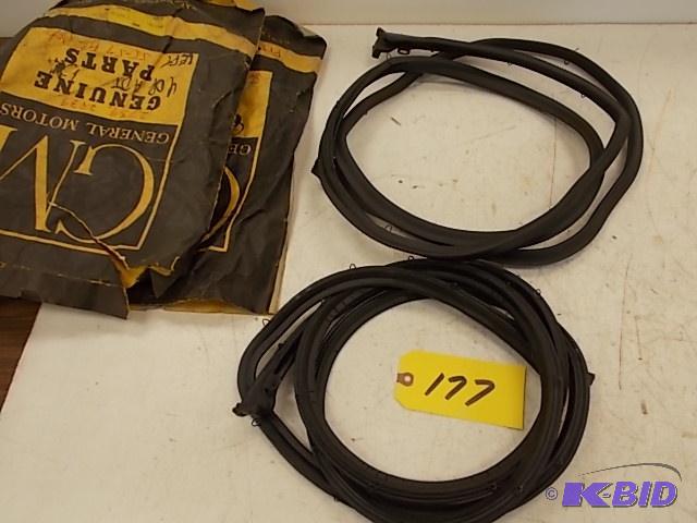 lot 177 image: 1955-57 Chev. 4 Door Hard Top Front Door Seal...