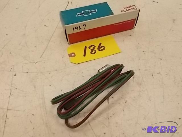 lot 186 image: 1967 Chev. Cigarette Lighter Wiring Harness, ...