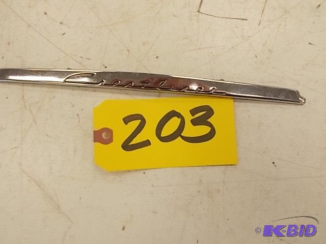 lot 203 image: Crestline Emblem, 1950...