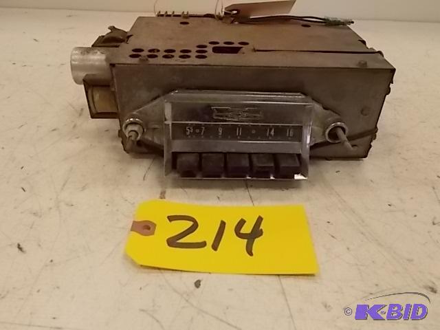 lot 214 image: 1957 Chev. Radio...
