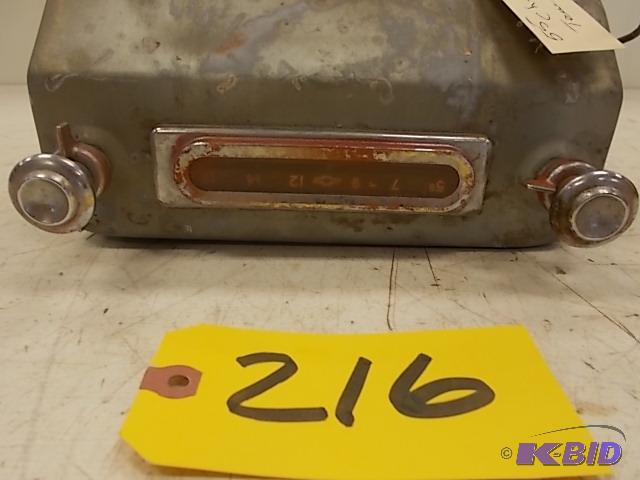 lot 216 image: 1955 Chev. Truck Radio...