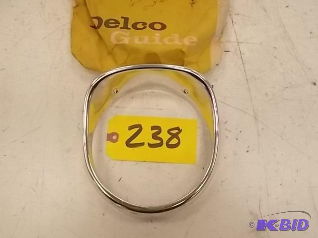 lot 238 image: 1965 Chev. Impala Right Outer Healight Bezel,...