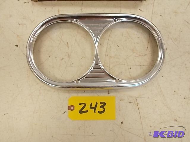 lot 243 image: 1959 Chev. Headlight Bezel, NOS...