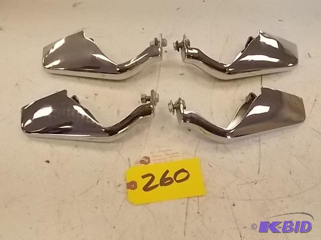 lot 260 image: Set of 4 1961 Chev. Impala Rear Bumper Guards...