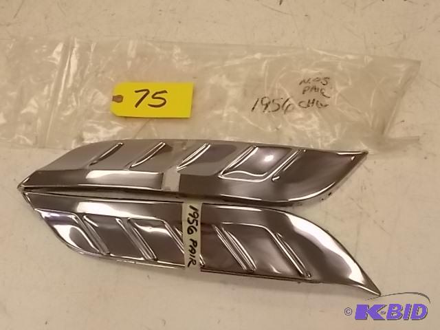 lot 75 image: Pair of 1956 Chev. Fender Guards, NOS...
