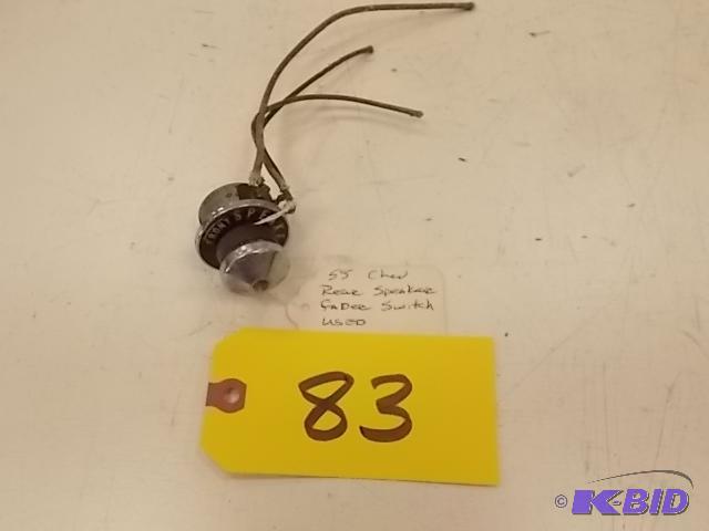 lot 83 image: 1955 Chev. Rear Speaker Fader Switch...
