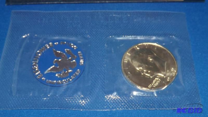 1972 Eisenhower Uncirculated Silver Dollar, 4...