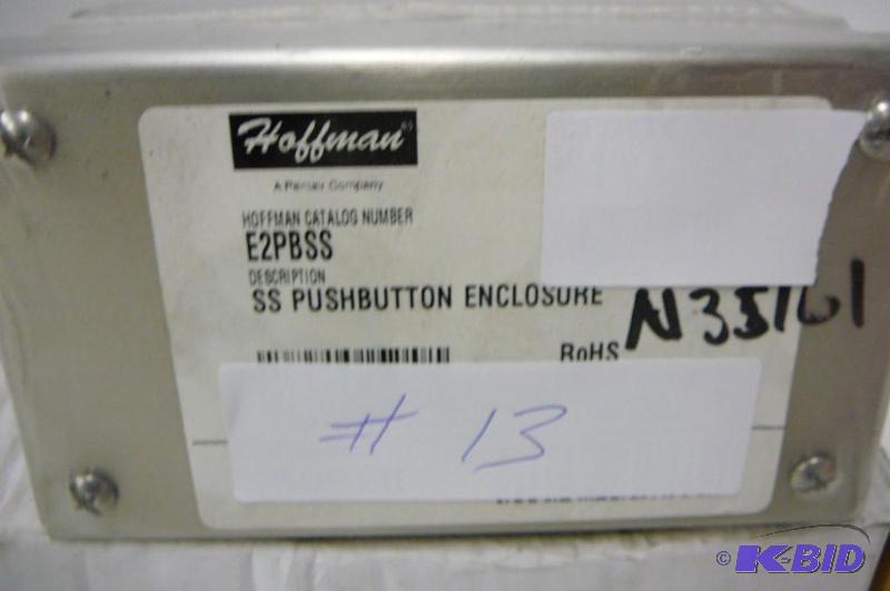 Hoffiman SS Push Button Enclosure # E2PB55 NE...