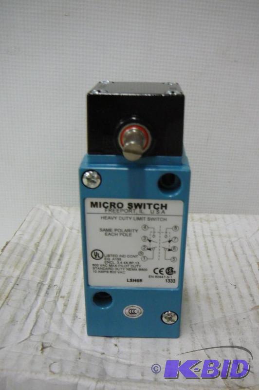 Honeywell Micro Switch #LSH6B NEW...