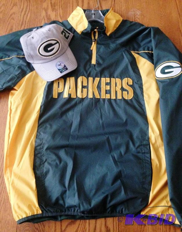 New Green Bay Packers Hat and Jacket