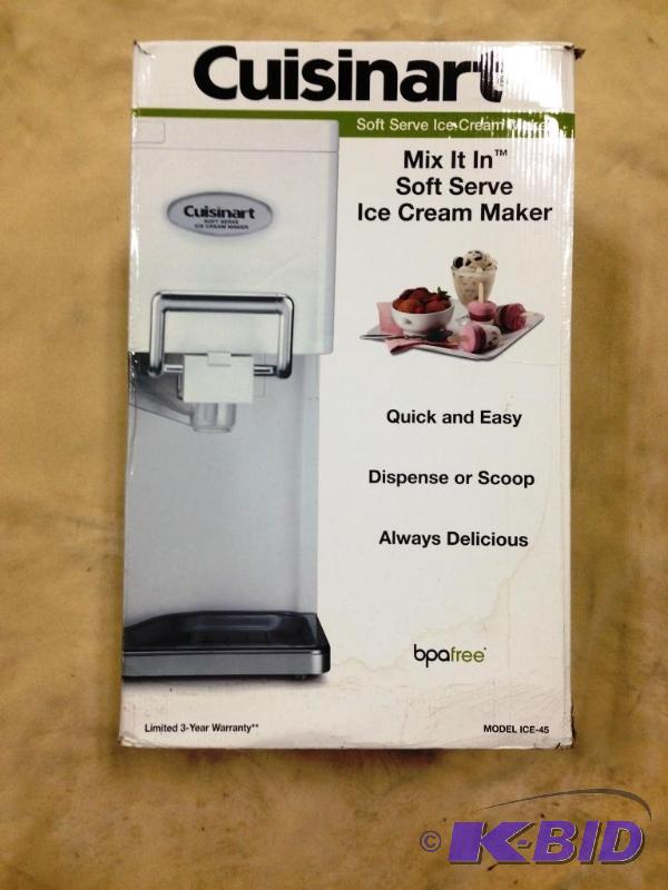 Cuisinart Ice Cream Maker - New In Box Return
