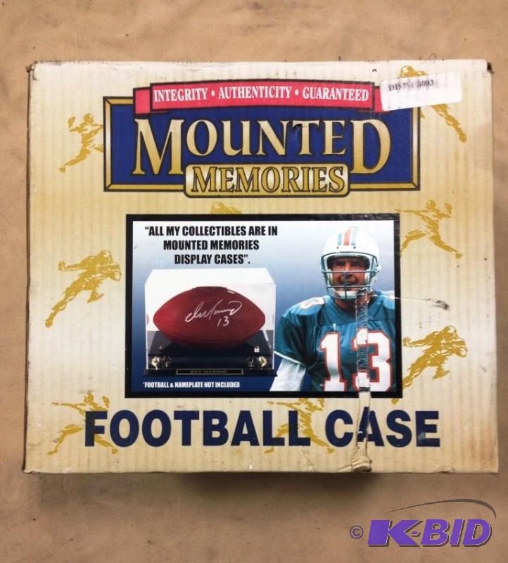 New Acrylic Football Case - Never Opened