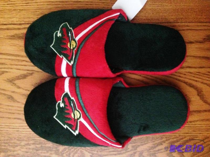 New Wild Hockey Slippers