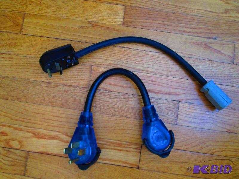 Pair of camper electrical plugs...