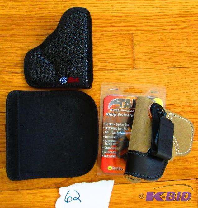 2 holsters and Talon Quick Release sling swiv...