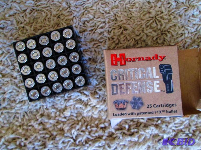 Critical Defense 380 auto 90 gr FTX bullets, ...