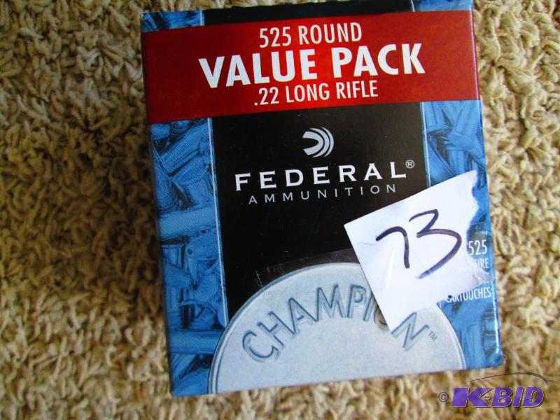 Unopened value pack of 525 round .22 longrifl...