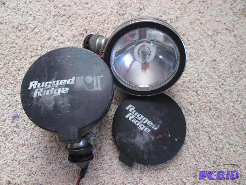 Rugged ridge lights for a Jeep or other vehic...